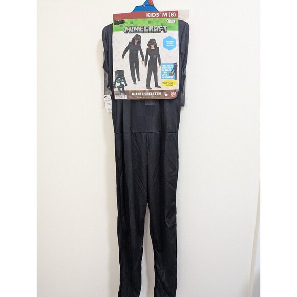 NWT Minecraft Wither Skeleton Child Costume Boys Medium 8 - Picture 1 of 6